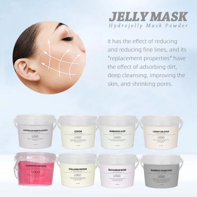 Cuidado facial Máscara de barro Mascarilla de jalea para pelar 200 g en polvo Volumen Ingrediente principal Colágeno 2