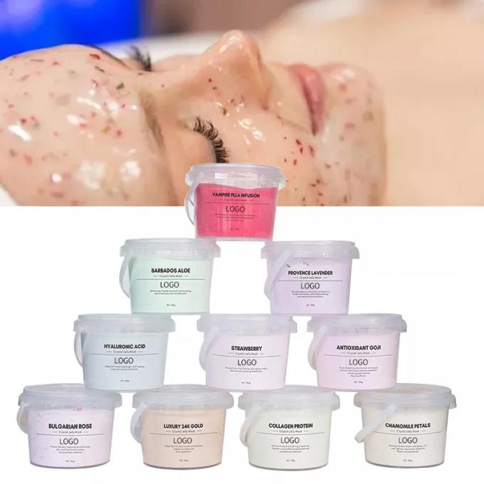 Cuidado facial Máscara de barro Mascarilla de jalea para pelar 200 g en polvo Volumen Ingrediente principal Colágeno 3