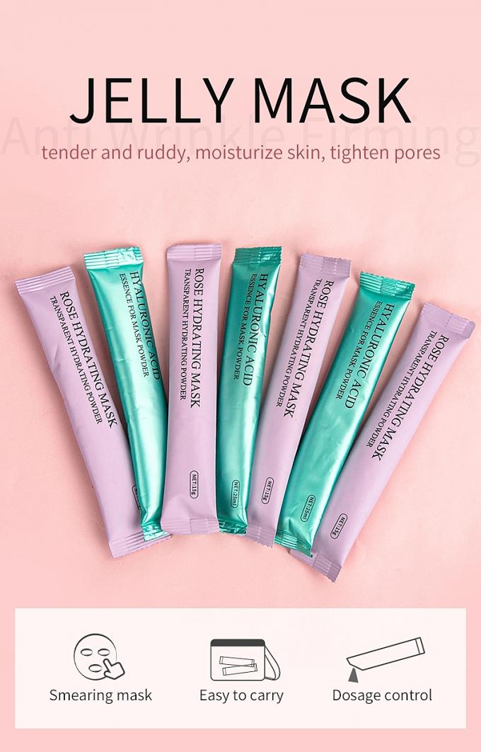 Máscara para el rostro con ácido hialurónico Función blanqueadora Máscara facial Máscara de barro suave 5