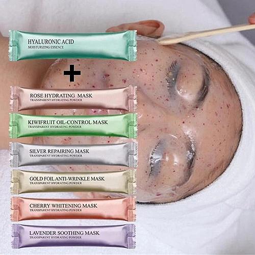 Máscara para el rostro con ácido hialurónico Función blanqueadora Máscara facial Máscara de barro suave 4