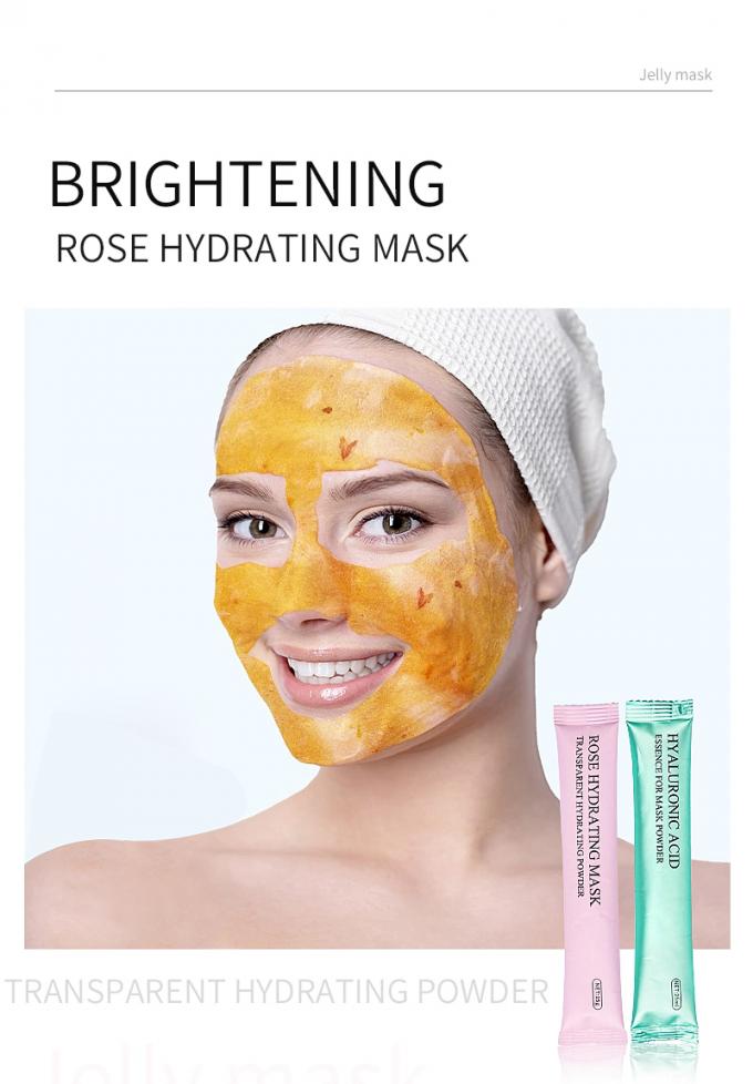 Máscara para el rostro con ácido hialurónico Función blanqueadora Máscara facial Máscara de barro suave 6