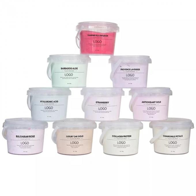 Hidratante de limpieza profunda en polvo de mascarilla 200g para el rostro dentro del salón de belleza del spa 0