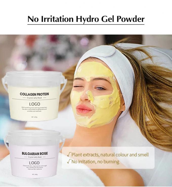 Hidratante de limpieza profunda en polvo de mascarilla 200g para el rostro dentro del salón de belleza del spa 4