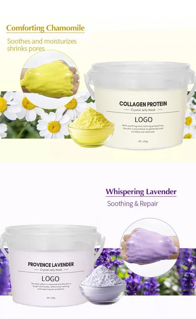Hidratante de limpieza profunda en polvo de mascarilla 200g para el rostro dentro del salón de belleza del spa 5