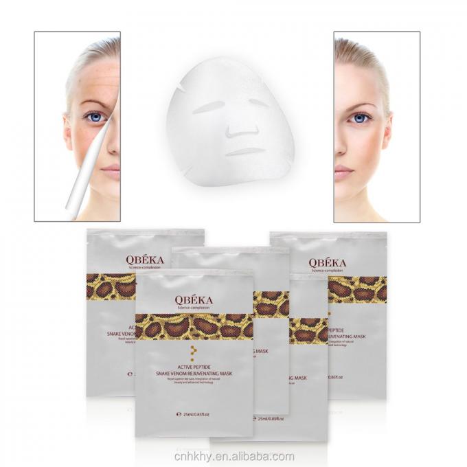 Blanqueador Antienvejecimiento Polvo blando 24K Oro Facial QBEKA Mascarilla Péptidos Colágeno Lifting Seda Ultra 0