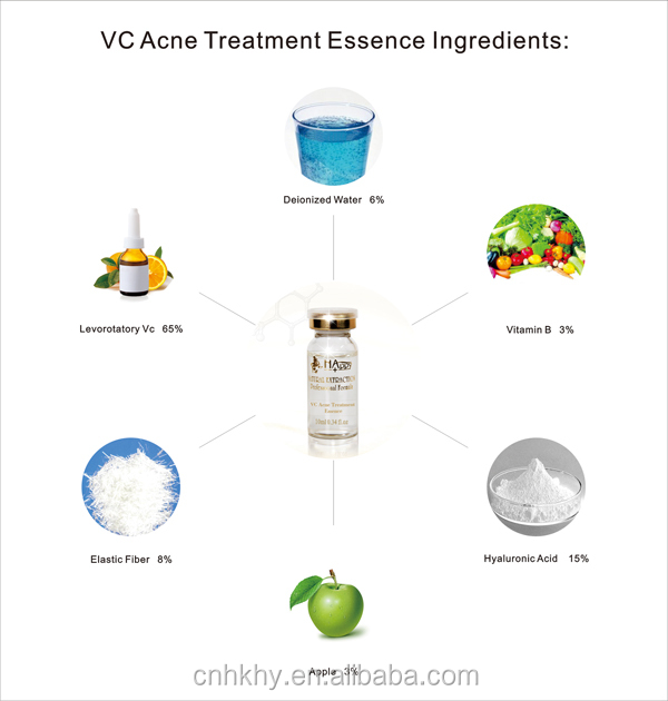 Elimina las cicatrices del acné con QBEKA Happy Cosmetics Levorotatory VC original Liquid Bio Serum 3