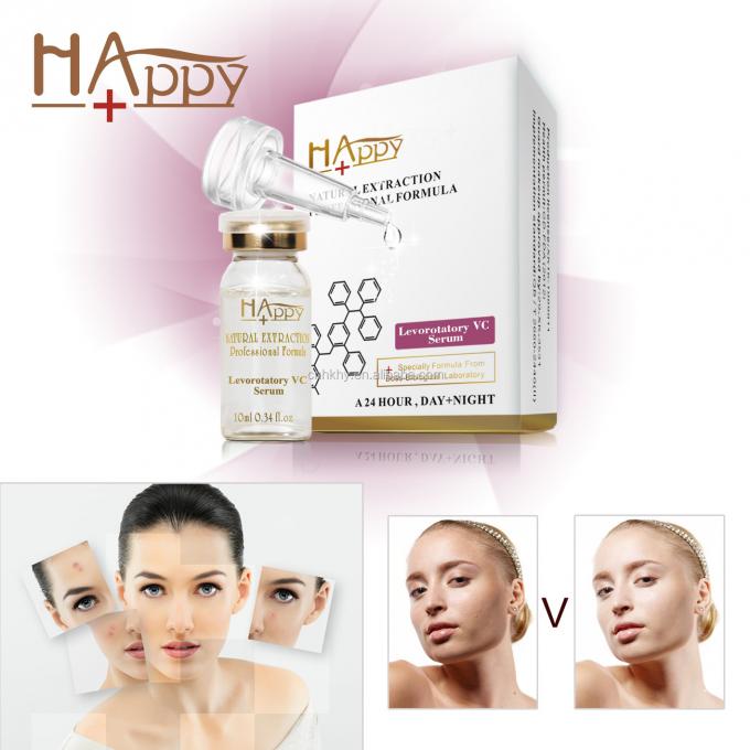 Tamaño regular Vitamina C orgánica Purificante Blanqueador Anti pecas Ampulas Cantidad 1000 2