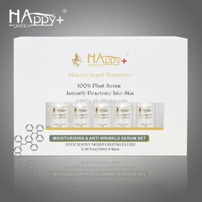Happy QBEKA Hidratante Sero Antirrugas Conjunto para el levantamiento facial instantáneo 2