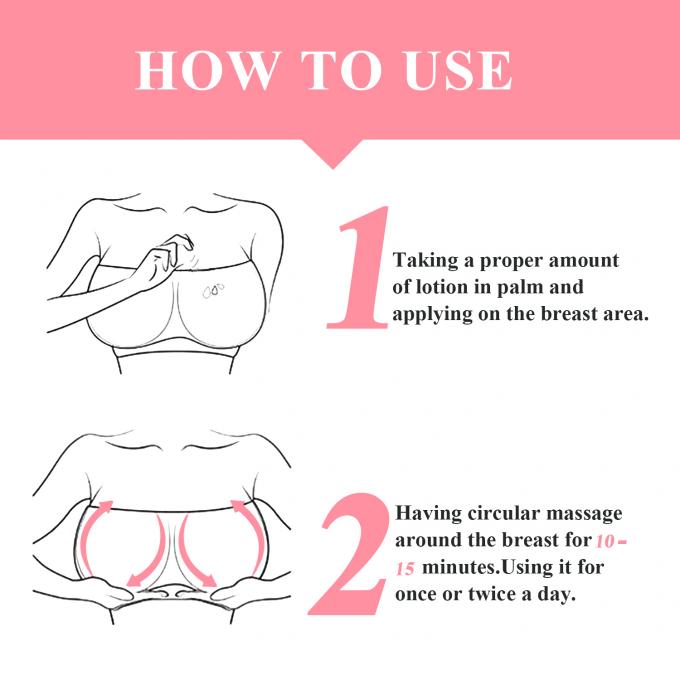 Hacer que las mujeres de los senos más grandes con un equipo profesional de QC de la belleza de los senos loción esencial 8
