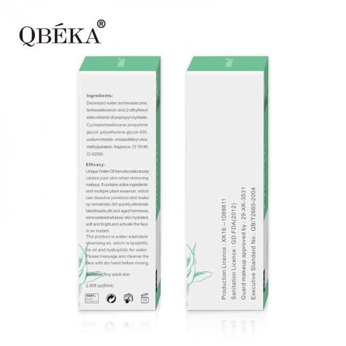 Agua de limpieza de maquillaje de eliminación de 80 ml sin irritación limpieza profunda por equipo profesional de control de calidad 6