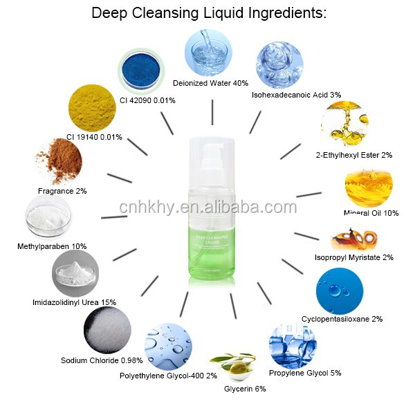 80ml Volumen de limpieza profunda de agua, maquillaje limpio y sin residuos para mujeres 8