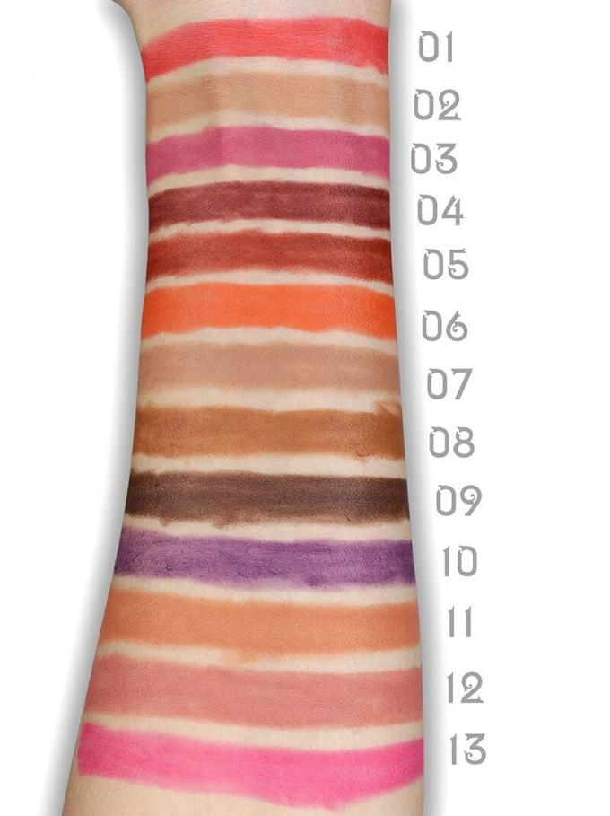 Eyeliner químico multifunción, forro para labios y lápiz de cejas de varios colores 7