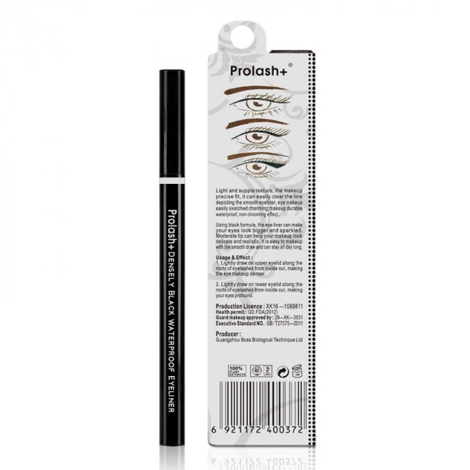 Ingredientes de hierbas Densamente negro Eyeliner a prueba de agua para el mejor efecto en el maquillaje de los ojos 2