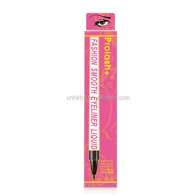 Eyeliner negro de carbono lápiz activado por agua Eyeliner de marca privada en color oro rosa 3