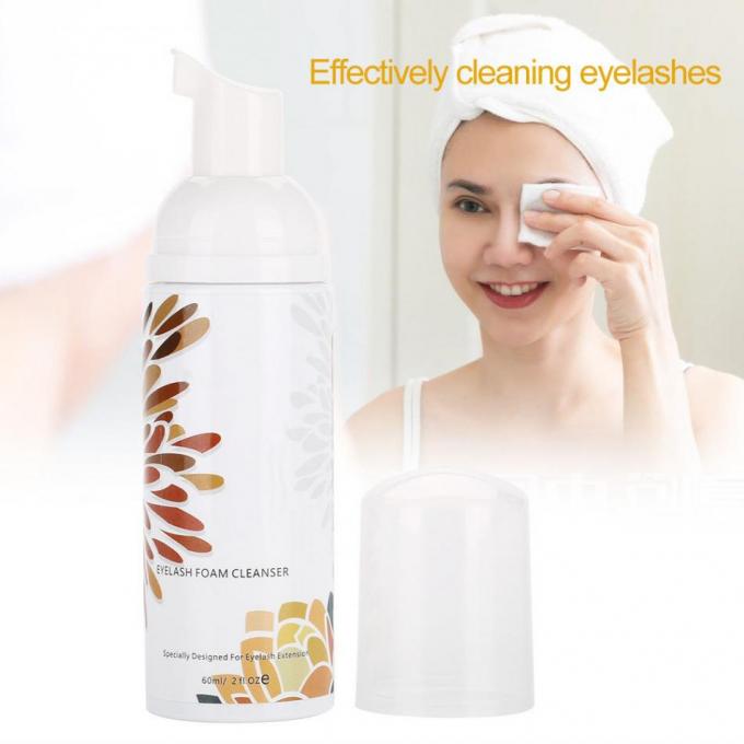 Logotipo de marca privada personalizado Lash Wash Limpieza de pestañas Shampoo producto de limpieza Forma líquida para la cara 4