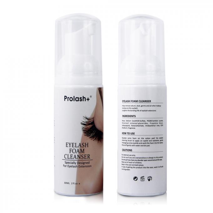 Logotipo de marca privada personalizado Lash Wash Limpieza de pestañas Shampoo producto de limpieza Forma líquida para la cara 9