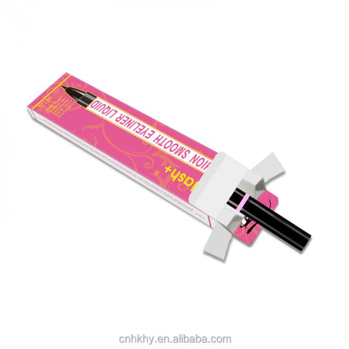Eyeliner negro de carbono lápiz activado por agua Eyeliner de marca privada en color oro rosa 4