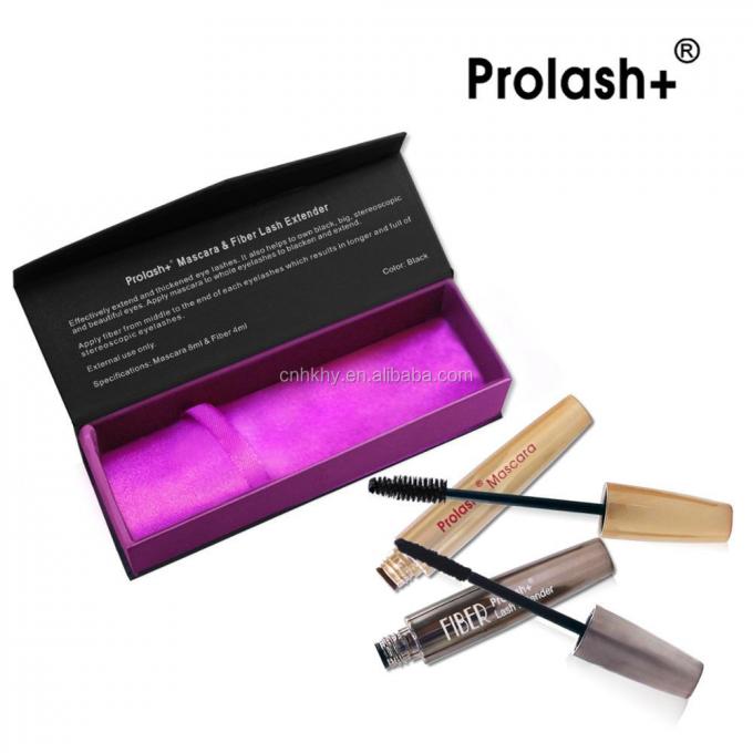 Un maquillaje único impermeable 3D de lápiz mascara con producto de crecimiento de lápiz y fibra natural 2