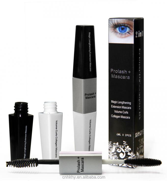 Mascara cosmética OEM para alargar las pestañas Mascara de fibra para pestañas más fuertes y más largas 0