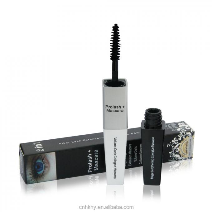 Mascara cosmética OEM para alargar las pestañas Mascara de fibra para pestañas más fuertes y más largas 7