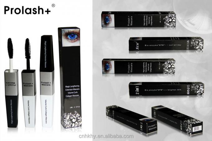 Mascara cosmética OEM para alargar las pestañas Mascara de fibra para pestañas más fuertes y más largas 9