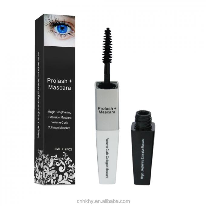 Mascara cosmética OEM para alargar las pestañas Mascara de fibra para pestañas más fuertes y más largas 8