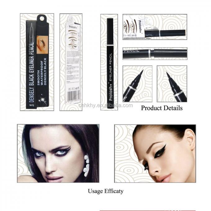 Ingrediente químico Prolash Eyeliner Halal Liquid Eye Liner para efectos duraderos 2