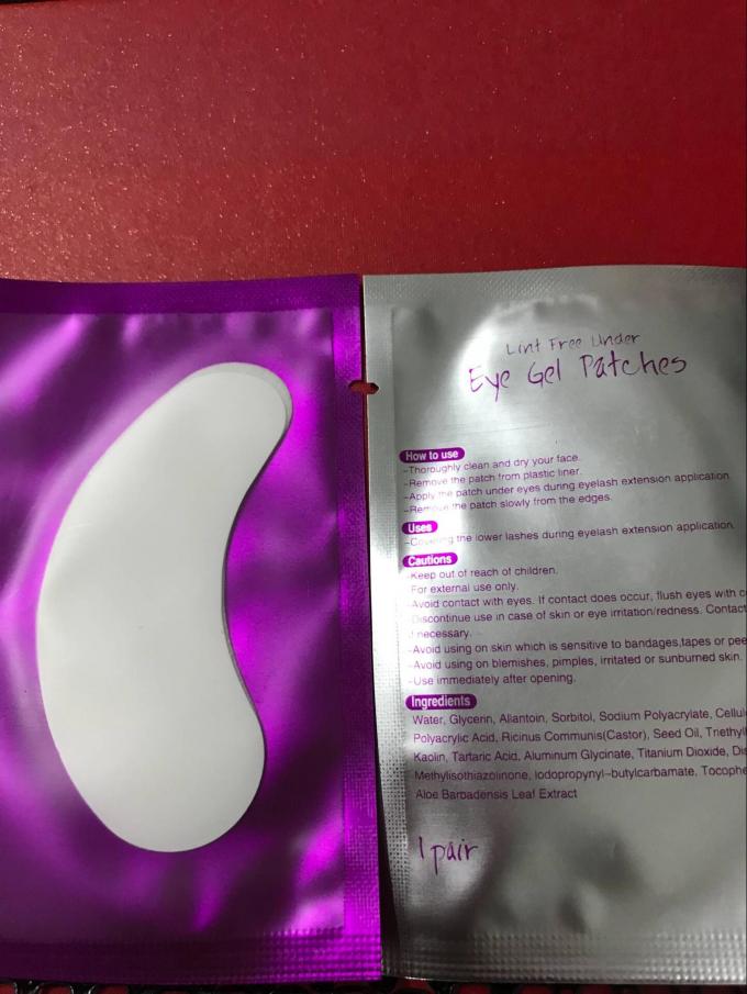 Extensión de pestañas SH-1 Perla Parche de ojos Pad para la prueba de parche de la película de algodón pegamento de pestañas 0