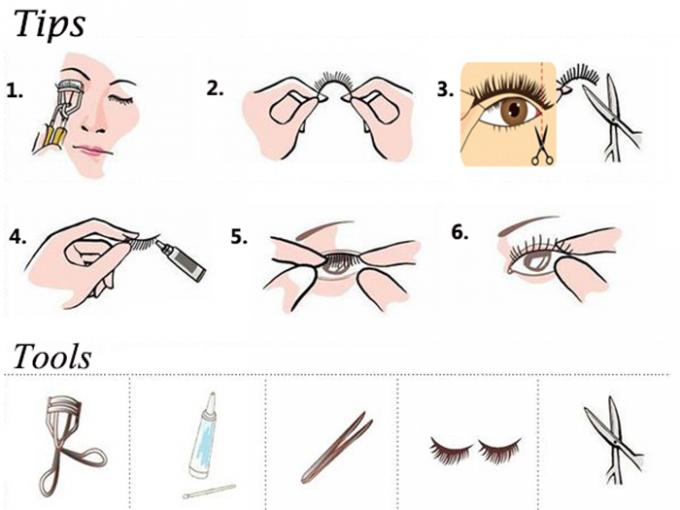 Cerejas falsas de 10-15 mm 5 pares de extensiones de pelo de color sintético 6