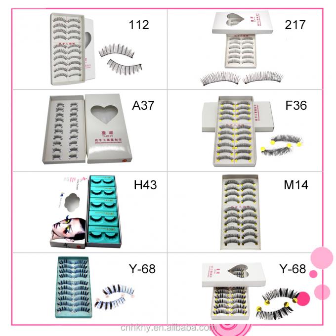 Mejora tu juego de maquillaje con 5 pares de pestañas falsas A21 y estilo natural largo 6