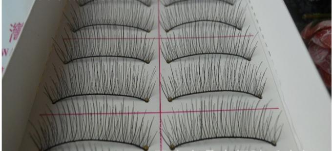 Mujeres Damas 10 pares de belleza natural de Taiwan Fibra Falsa pestañas 217 8MM-15MM longitud 0